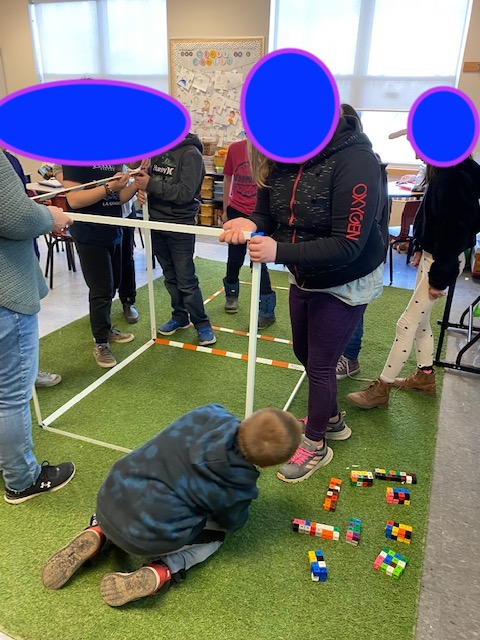 Let's find out how many different rectangular prisms can we build with a volume of 24 cubic units! Nice estimating, measuring and recording volume, amazing Grade 5's at NQCS! Next...constructing a cubic meter to estimate the volume of our classroom! Yes!👏🥰<a href="/NQspartans/">NQCS</a> @SSRCE_NS