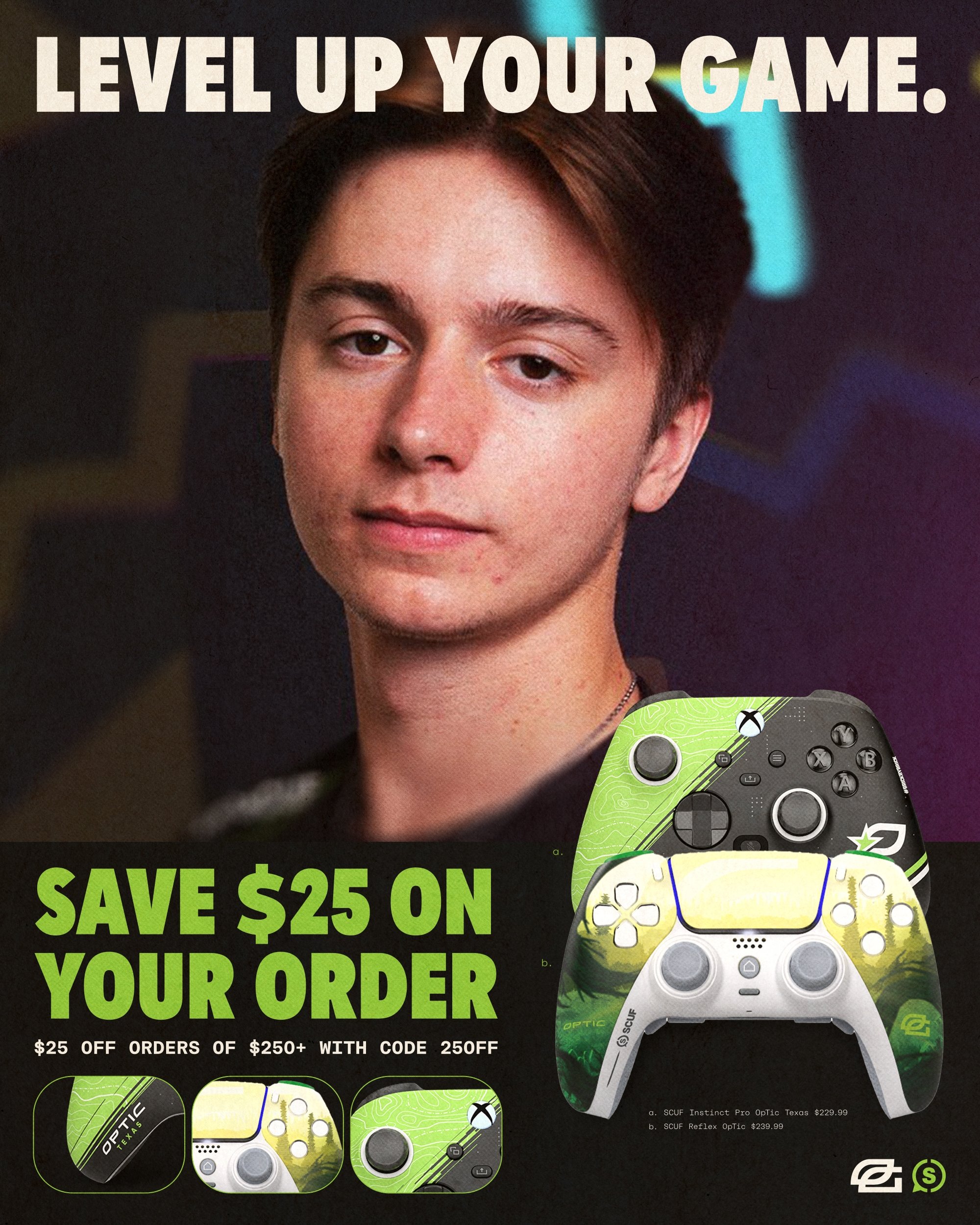 SCUF Instinct Pro OpTic Texas