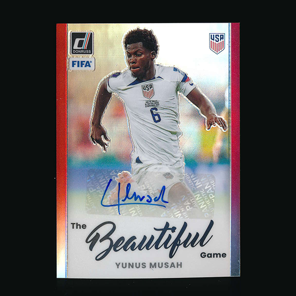 PaniniAmerica's tweet photo. Released this morning on Panini America online and local Hobby Shops, 2023 Panini Donruss Soccer Trading Cards! Take a peak at the base parallels, #ratedrookie and the famous Kaboom inserts! #whodoyoucollect #HobbyBox #TradingCards https://t.co/gORBb1kckr
