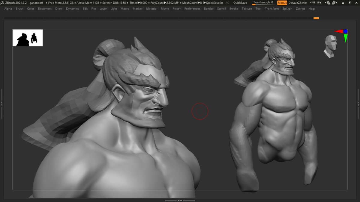 Thank you Nintendo for getting me excited about sculpting again! Incredible character design, I just had to give it a go! #ZeldaTotK #Ganondorf #zeldafanart