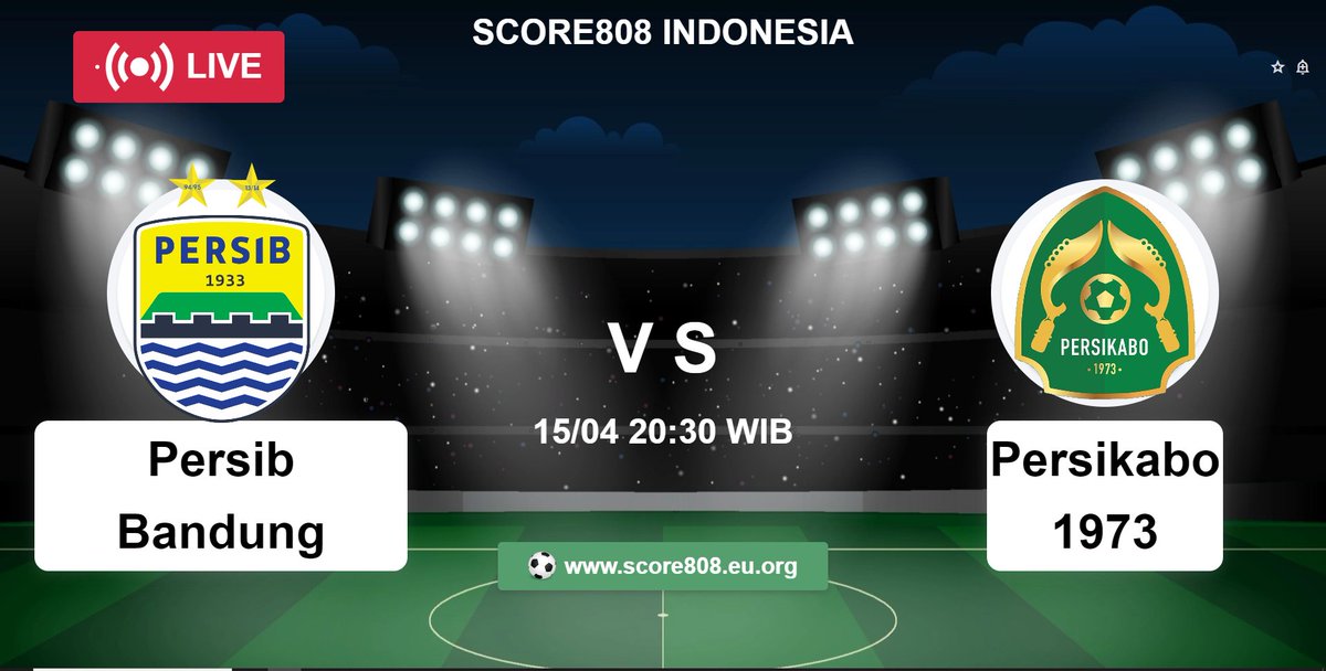 Score808 Indonesia On Twitter Persib Bandung Vs Persikabo 1973 Watch score808-indonesia-on-twitter-persib-bandung-vs-persikabo-1973-watch