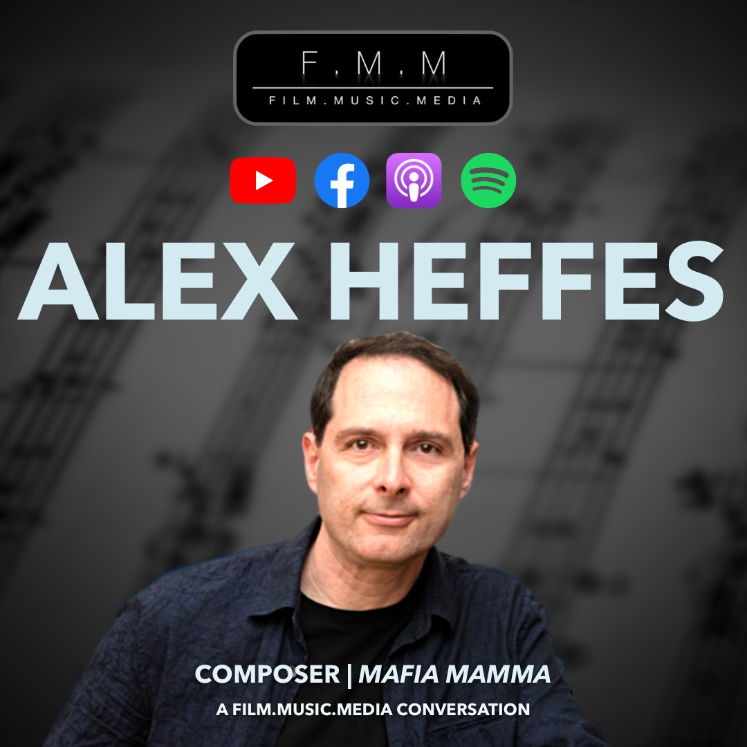 FilmMusicMedia's tweet photo. Now streaming! @AlexHeffes 
https://t.co/nw0ENZ6Emt 

#alexheffes #composer #interview #podcast #soundtrack #soundtracks #behindthescenes #filmmaking #movies #television #mafiamamma https://t.co/0iNnifKoAp