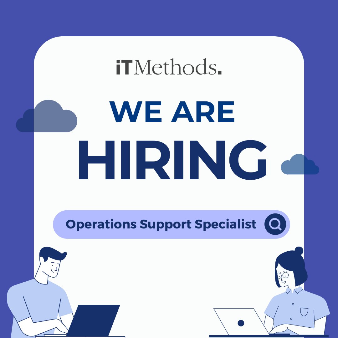 itmethods's tweet photo. Our Team is GROWING! 🔔 
Do you want to be part of our dynamic and vibrant team? Take your career to the next level! Apply today ➡️ https://t.co/SKKRoU4o4h
 
#Hiring  #careergrowth #greatplacetowork #remoteworking #workfromhome #recruiting #careerdevelopment #itmethods https://t.co/4Q0Bvsgdfz