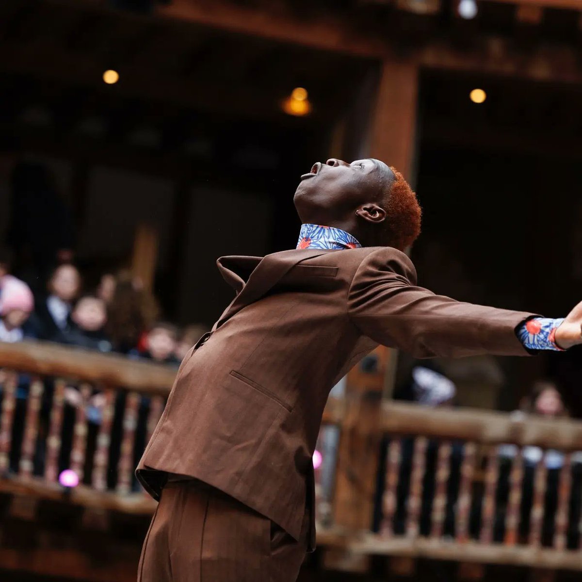 Really enjoyed seeing ex- SJL Drama student David Ijiti playing Gonzalo in The Tempest at The Globe this afternoon with such      a dynamic and accomplished performance #SJLproud# theatrematters