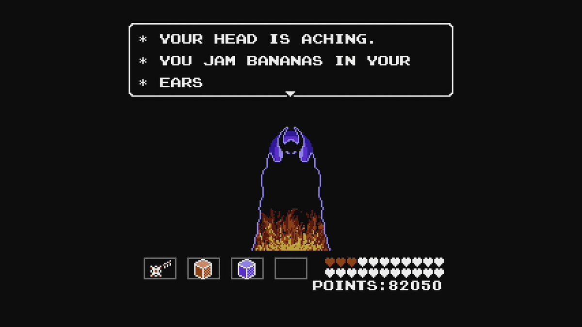 Phaazoid64's tweet photo. Definitely jamming bananas in my ears 🍌❤️
#Nintendo #NES #StarTropics https://t.co/0tUM8pZPnZ