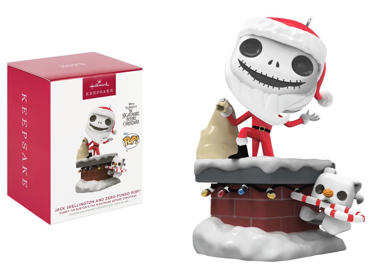 popvinylworld's tweet photo. FIRST LOOK: New Hallmark Keepsake Tim Burton's The Nightmare Before Christmas Jack Skellington and Zero Funko POP!® Ornament Coming Soon!

#christmas #funkopop #popvinyl #disney #hallmark #keepsake #nbc... https://t.co/86ULDH5Mk8