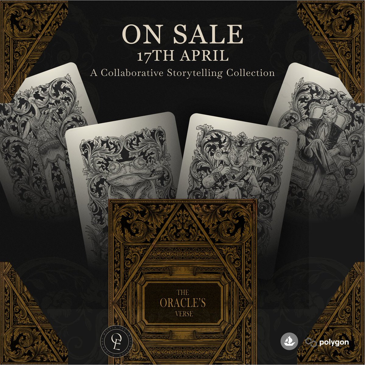 GimiApp's tweet photo. ๐ April 17th ๐
We are pleased to announce the launch of our Collaborative Crypto-Novel!
๐ธThe Oracle's Verse๐ธ
The English Auction will last for 7 days and will be hosted on @opensea on the @0xPolygon network.
Stock up with $MATIC and let's ๐๐
More info in the ๐งต https://t.co/wrh08YnBGH