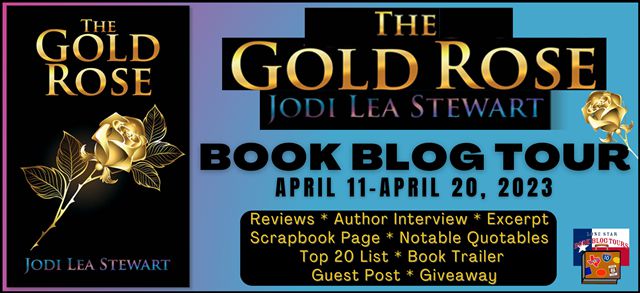 Carolyn_Arnold's tweet photo. Scrapbook Page &amp; #Giveaway - The Gold Rose by Jodi Lea Stewart @JodiLeaStewart #LSBBT #LoneStarLit #historicalfiction #WWIIFiction #TexasAuthor #Multiculturalfiction https://t.co/5FzYiZFBi4 via @StoreyBookRev https://t.co/rlIfislDFi