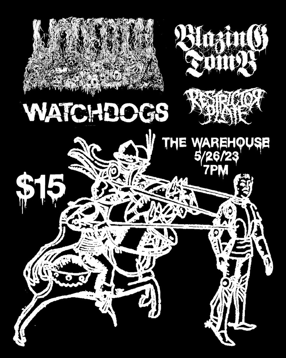 Our first show this year with  <a href="/undeathNY/">UNDEATH</a> <a href="/BlazingTomb/">Blazing Tomb</a> &amp; Restrictor Plate first show 

We are recording a new record this summer. Shout out HCPM
