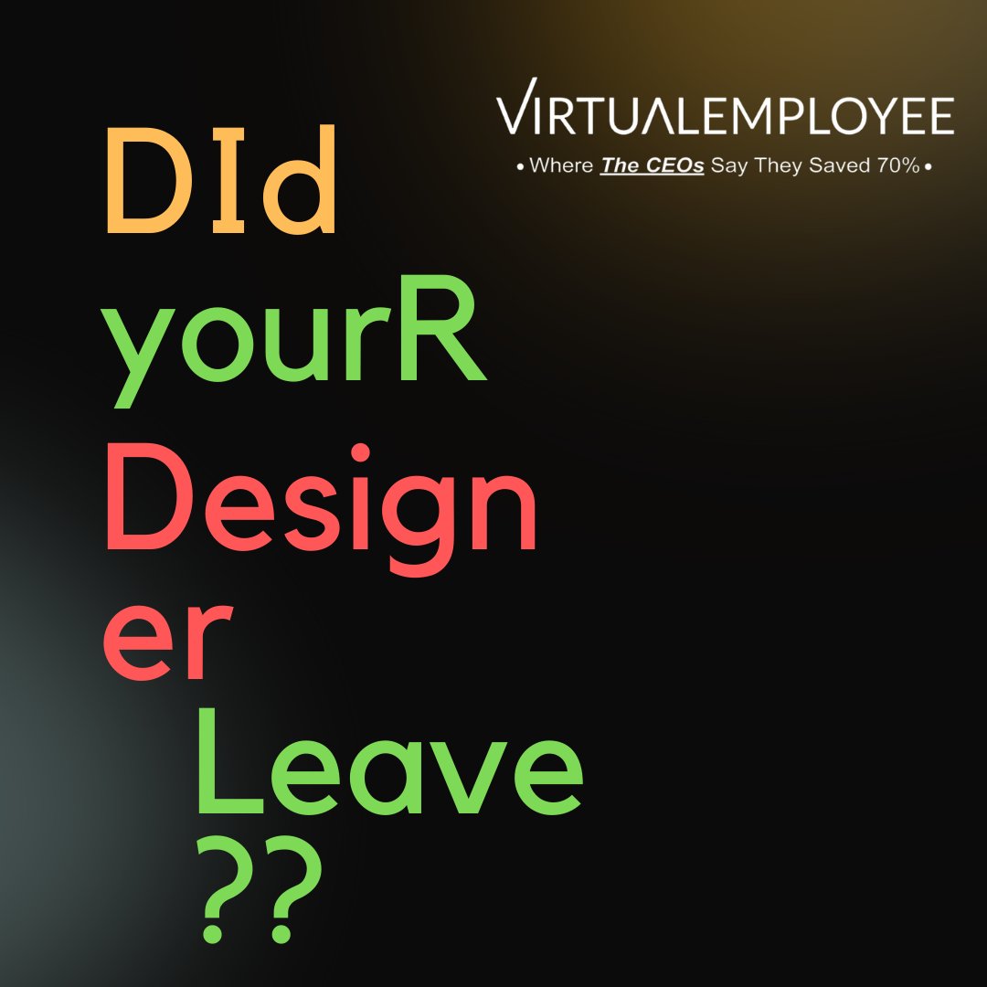 virtualemploye's tweet image. Did your graphic designer bounce on you? Don't worry! At Virtual Employee, we only believe in consistency. As virtual graphic designers, we can work from anywhere and deliver top-notch designs. 🌍🎨 #outsourcing #virtualteam #GraphicDesign #Fonts #designs #startups #entrepreneur