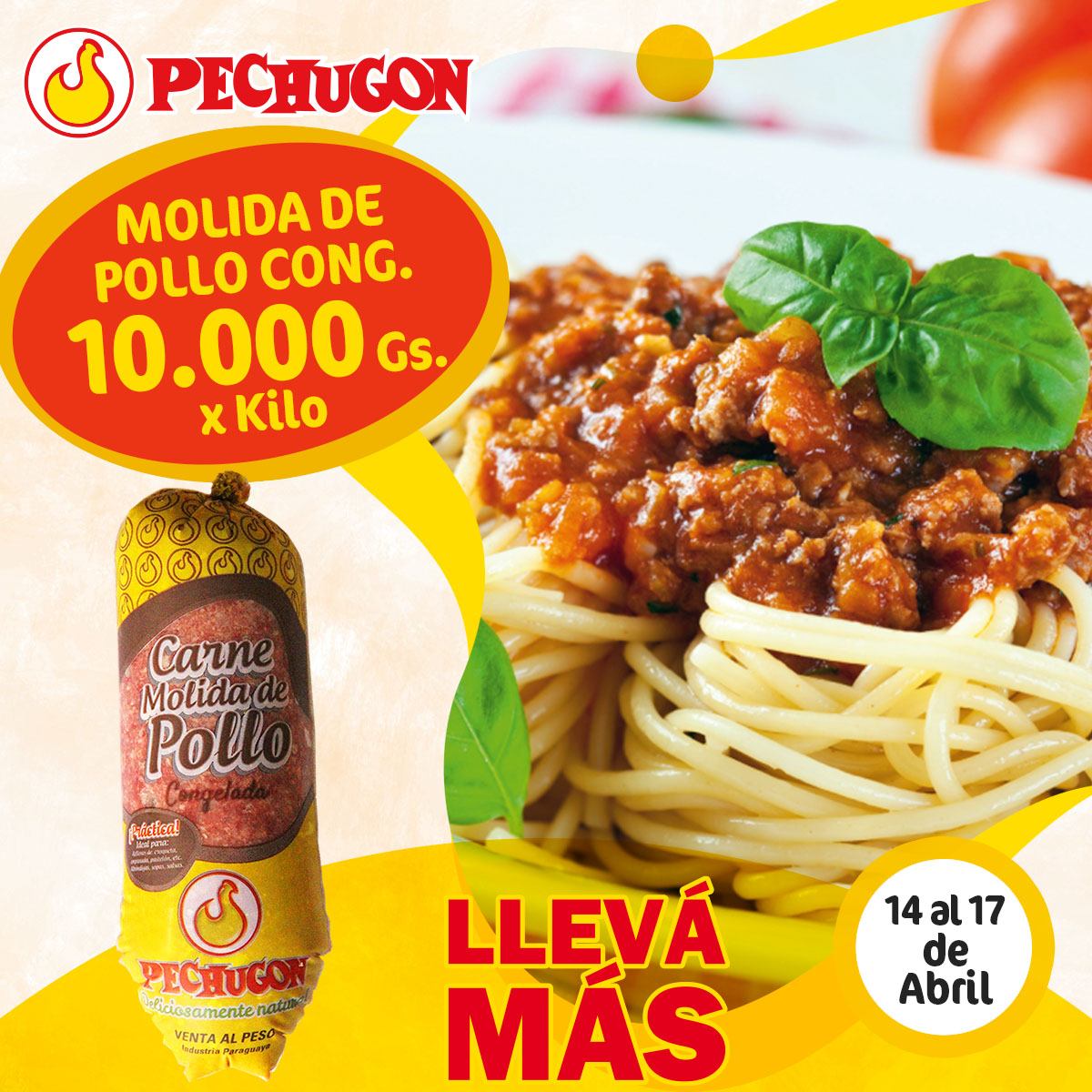 PechugonPy's tweet photo. Estas #ofertas las podes encontrar en la sección de congelados de los #supermercados y puntos de venta del país, también en la sección de frescos hasta el lunes 17 de abril.
.
#Pechugon #pechugonpy
#Pollo #Economico #Rendidor
#DeliciosamenteNatural
#ATodosLesGusta https://t.co/oLX8SfxPxO