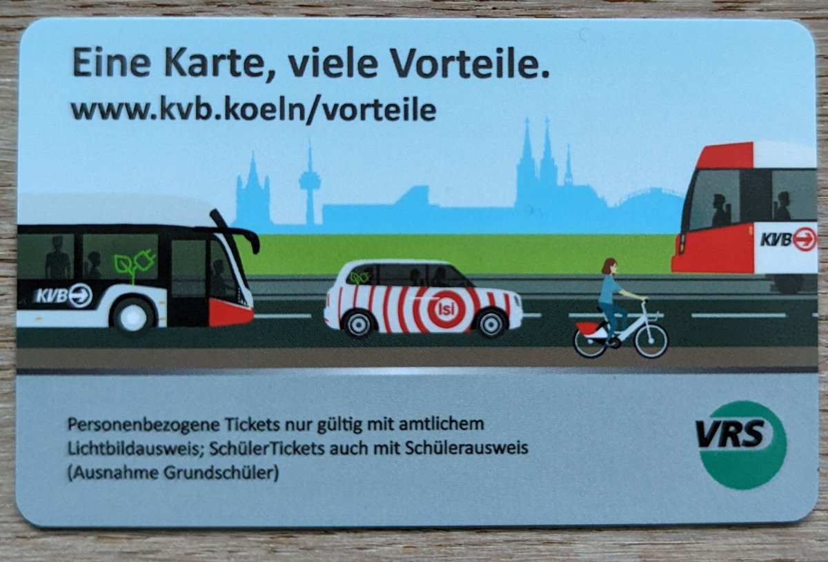 _jamul's tweet photo. Das #Deutschlandticket am Mittwochabend bestellt, heute Morgen per Post erhalten. Das war wirklich fix, liebe @KVBAG! Vielen Dank 😊 https://t.co/jnDcJHRs92