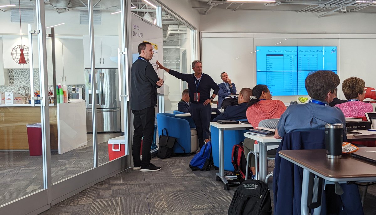 EXCOMM in full swing! 💥 

A great two days of training with USPTA's leadership!

Filled with:
⭐Breakout sessions
⭐Business plans
⭐Helping shape the future of USPTA

All 17 divisions representing YOU 👉  making sure you are heard 👂 ! 

#ElevatingTheStandards | #USPTA