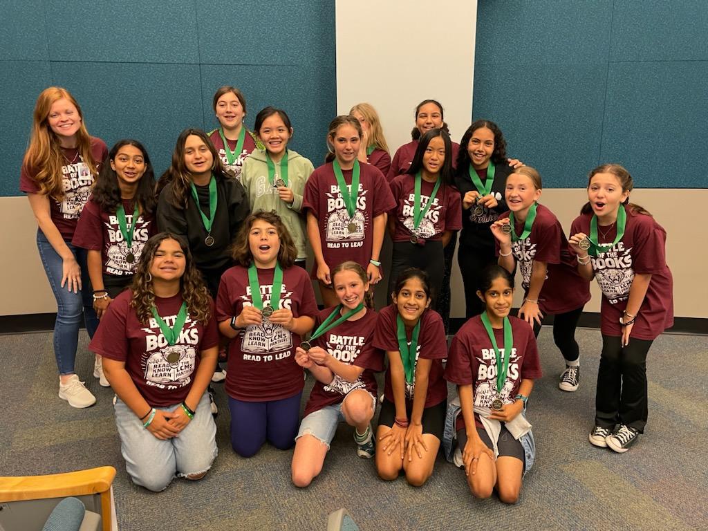 ChilesMiddle's tweet photo. Congratulations to our Battle of the Books & Read to Lead Teams who competed against other SCPS middle schools today. Our Read to Lead Team took 2nd place! Way to go Panthers! πΎβ€οΈπ #PawsUp #AllIn #PanthersRead https://t.co/eyu9Jp72Lb