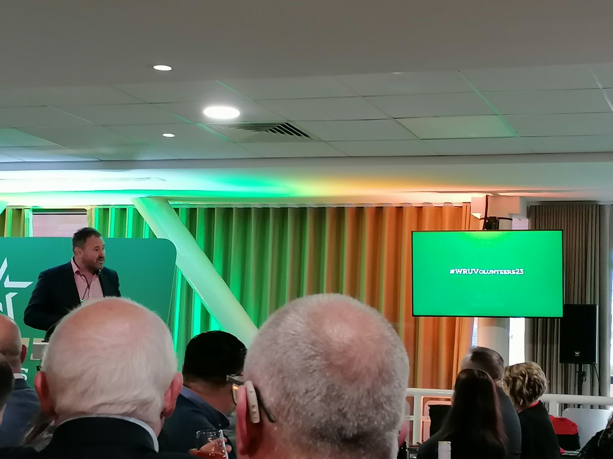 The <a href="/WRU_Community/">WRU Community - Wrth galon y genedl</a> #volunteer #awards have begun 😁❤️