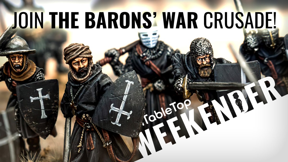 ontabletop's tweet image. Join us for the #OTTWeekender talking #TheBaronsWar and #Outremer from @FootsoreMins + more from @WarlordGames, @TooFatLardies, @GEGHQ AND if you're quick, you can dive in on #DungeonSaga over on Kickstarter from @manticgames youtube.com/watch?v=wCU-y8…