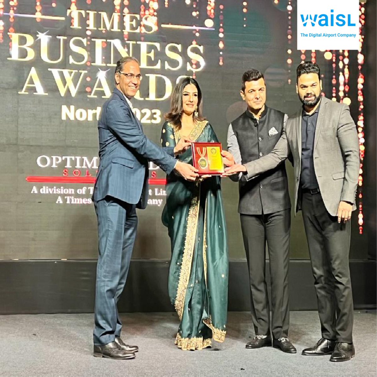 WeAreWAISL's tweet photo. We are delighted to announce that #WAISL has been honoured with the renowned #TimesBusinessAwardNorth2023. We extend our heartfelt gratitude to @timesofindia , @TandonRaveena , #MohitMathur, and @siddharthsahib , for their tremendous support. https://t.co/omRwmLBHk3