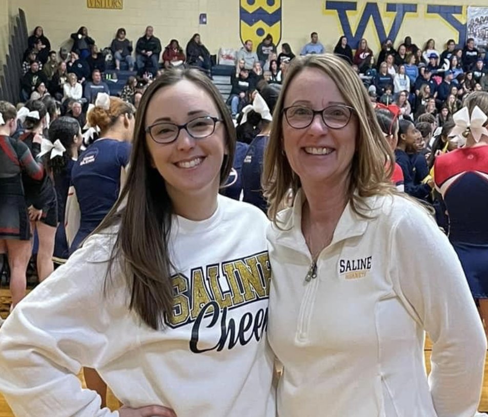 Congratulations to our Cheer Coach, Cathy Mutter, who was named District Coach of the Year for District 2-1!  We are so proud of you and thankful for your hard work (and for your Assistant Coach as well).