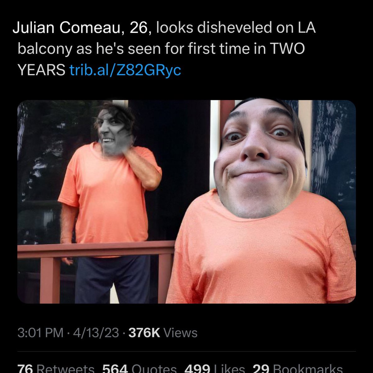 julian from loveless on Twitter outta my cage and i’ve been