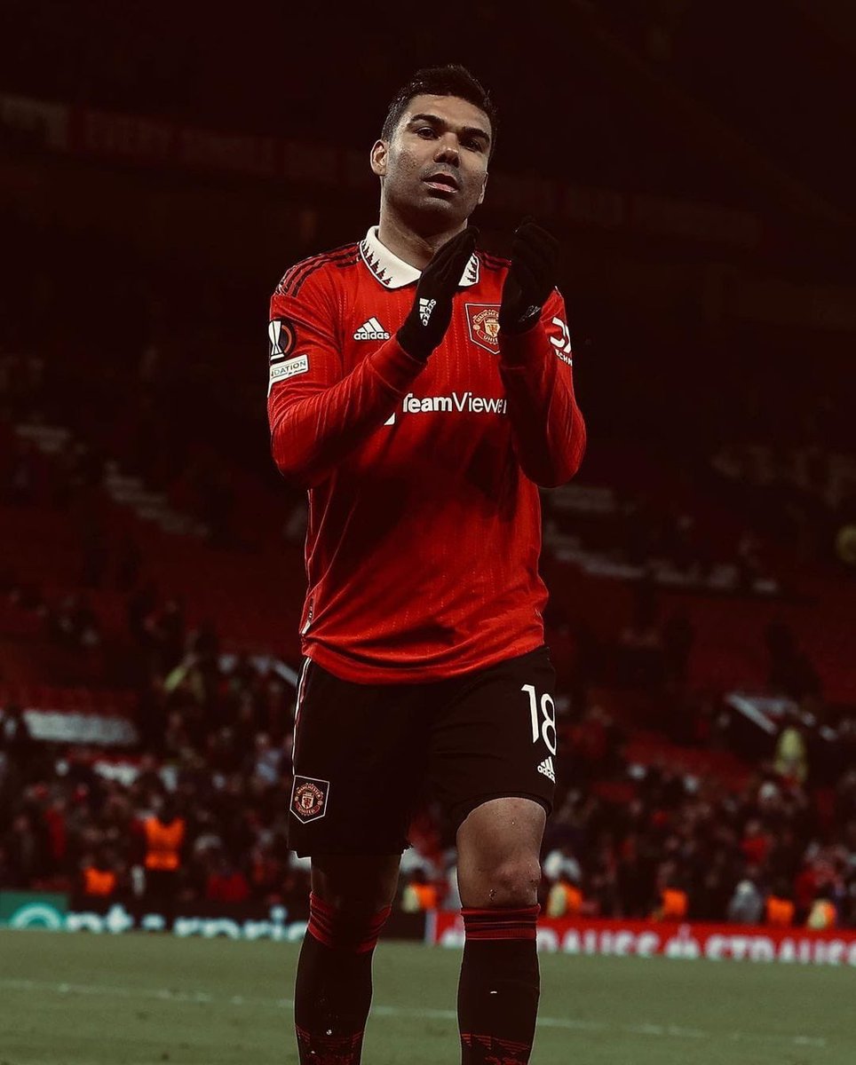 Casemiro's tweet photo. Next week: 2nd leg. Go for it!

👊🏽🔴

#MUFC #UEL https://t.co/oeAZYD1WQQ
