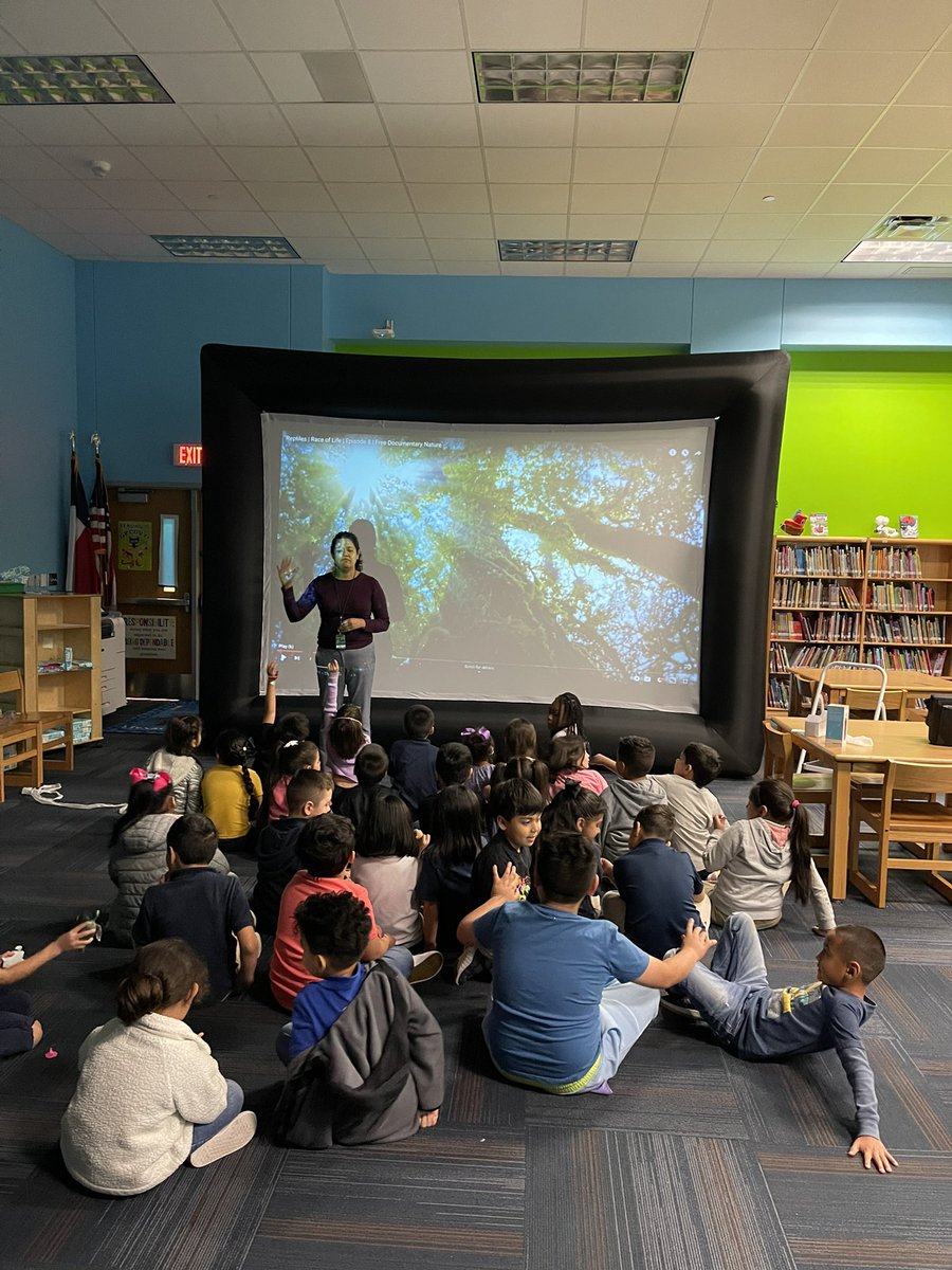Seagoville North Elementary Library (@snelibrary) on Twitter photo Trying the library’s new inflatable screen to co-teach a mammals,fish, and reptiles lesson with TAG. <a href="/dallasschools/">Dallas ISD</a> <a href="/DISD_Libraries/">Dallas ISD Libraries</a> @DISDREO <a href="/engage_learning/">engage2learn</a> <a href="/shannontrejo/">Shannon Trejo</a> <a href="/dallasisdvpa/">Dallas ISD Visual & Performing Arts</a> <a href="/NorthSeagoville/">Seagoville North Elementary</a> <a href="/THuittDISD/">Tiffany Huitt</a> Trying the library’s new inflatable screen to co-teach a mammals,fish, and reptiles lesson with TAG. <a href="/dallasschools/">Dallas ISD</a> <a href="/DISD_Libraries/">Dallas ISD Libraries</a> @DISDREO <a href="/engage_learning/">engage2learn</a> <a href="/shannontrejo/">Shannon Trejo</a> <a href="/dallasisdvpa/">Dallas ISD Visual & Performing Arts</a> <a href="/NorthSeagoville/">Seagoville North Elementary</a> <a href="/THuittDISD/">Tiffany Huitt</a>