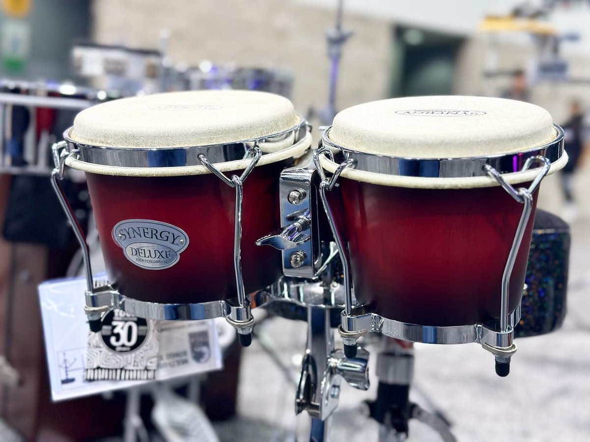 tocaperc's tweet photo. The Toca Synergy Deluxe has a New Finish “Wine Burst”.
Visit us at Booth #7615
#tocapercussion #namm23 #thenammshow #somosfamilia #justplay #synergydeluxe #newfinish https://t.co/3HQhS4JbiF