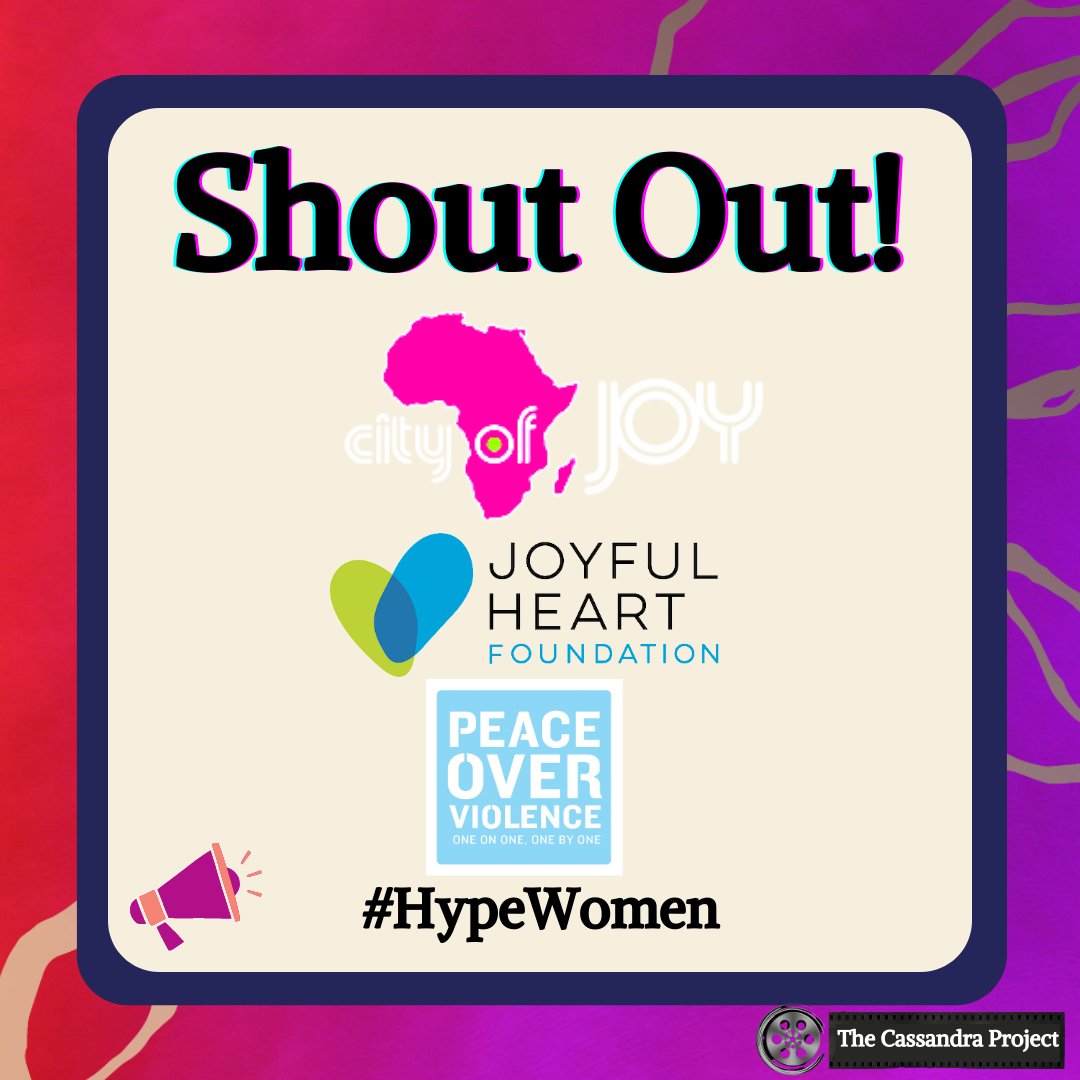 Cassandra_Films's tweet photo. We love the work @cityofjoycongo @thejhf @PeaceOvrViolnce are doing to create safe and healing spaces for women.

What are some of your favorite orgs in this space?

#HypeWomen #TheCassandraProject https://t.co/IXoElTbJod