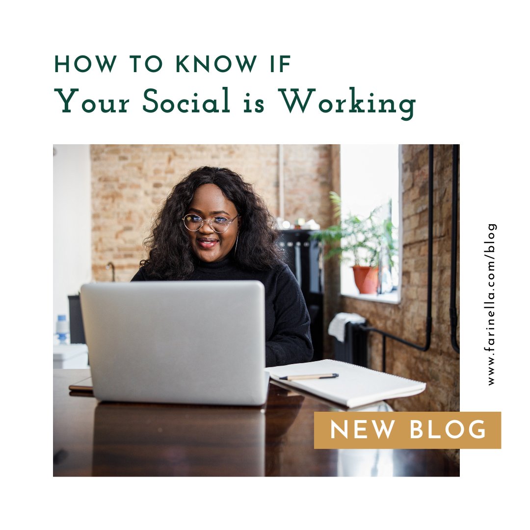 How do you know if your social is working? Read more about it in our blog post: farinella.com/how-to-know-if…