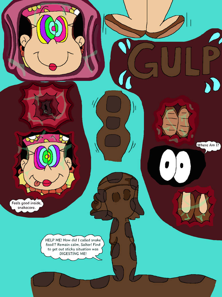 HileeWhitaker's tweet photo. A challenge complete Mrs Salter Comic @MLBrony #theloudhouse #mrssalter #snakevore #vore #coils #Kaa https://t.co/ewYSNgYcBo