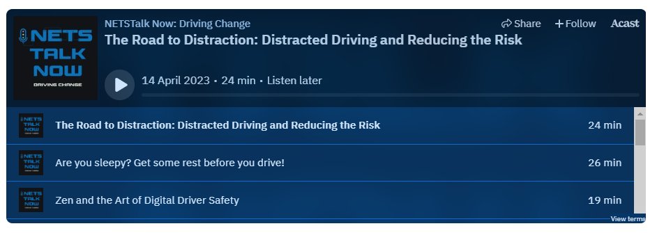 "One of the most important things employers can do is to realize that prevention pays. The cost of collisions for employers is horrendous &amp; far-reaching."

"Integrate #roadsafety into #workplacesafety." 

#FridayFact: "Hands-free is NOT risk-free."

#distracteddriving #education