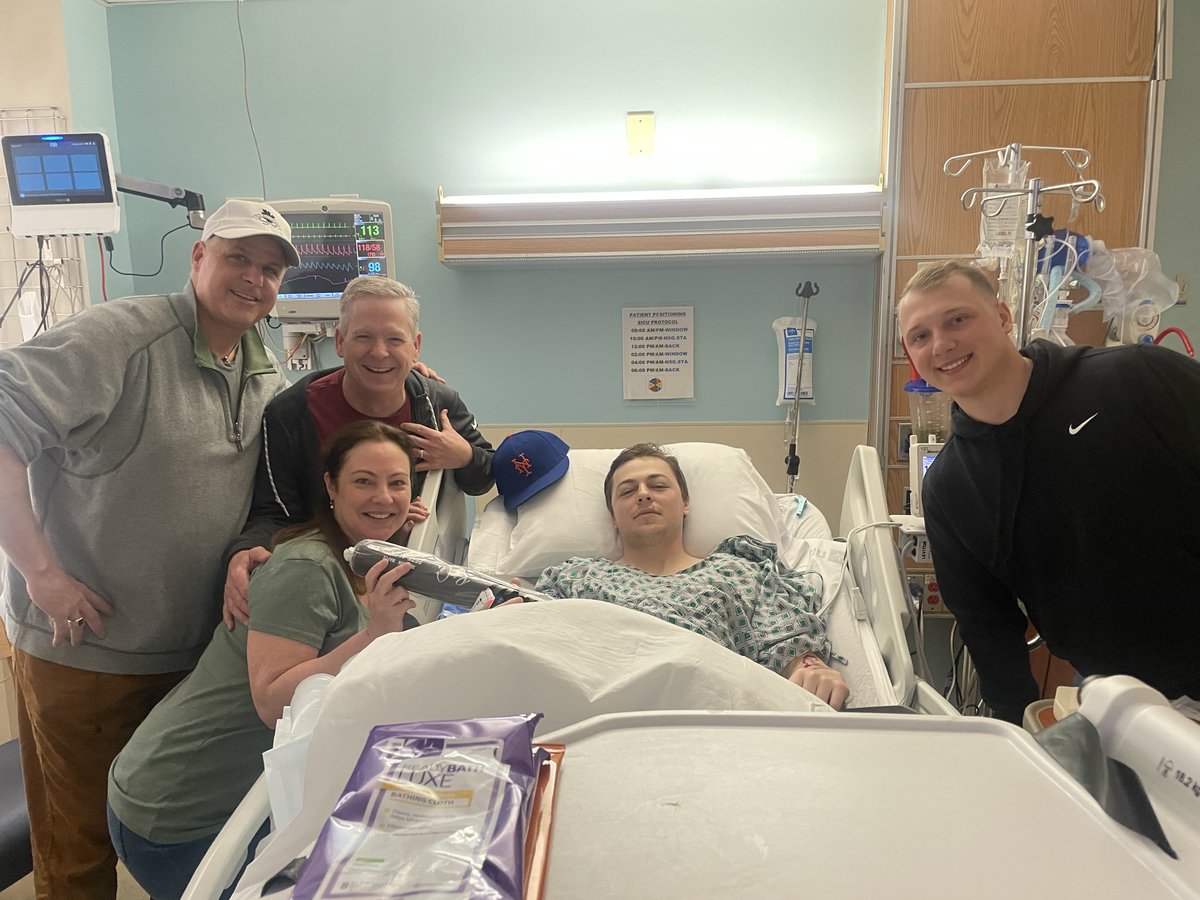 NYPD Officer Brett Boller of <a href="/NYPD103Pct/">NYPD 103rd Precinct</a> was shot in the line of duty after he courageously responded to a dispute on an MTA bus in Queens. We were honored to visit Officer Boller and bring <a href="/Mets/">New York Mets</a> alumni Turk Wendell along to thank him for his service &amp; wish him a speedy recovery!