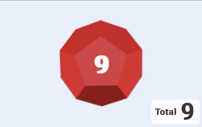 Rolled D12 for dick size :