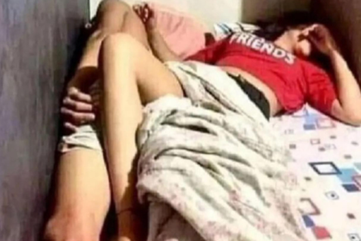 "Vamos a dormir abrazaditos" decía