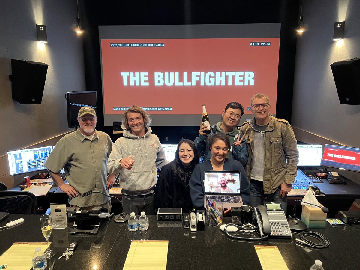 We were excited to have mixed 'The Bullfighter' here at Westwind! This film was a thesis submitted for the American Film Institute.  #thebullfighter #americanfilminstitute #westwind  #avid  #protools #avids6 #audiopost #audiopostproduction  #audiomixing #soundforfilm  #fim