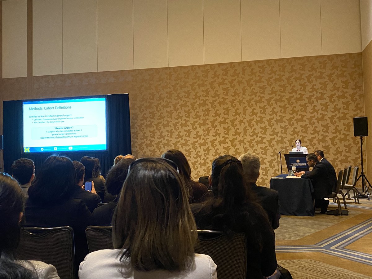 Center for Surgical Training and Research (@cstar_um) on Twitter photo Next up is <a href="/md_moreci/">Rebecca Moreci, MD MS</a> for her #SEW2023 <a href="/Surg_Education/">Association for Surgical Education</a> presentation looking at the differences between practice patterns of board-certified and non-board-certified surgeons. Great work! <a href="/UMichSurgery/">Michigan Surgery</a> Next up is <a href="/md_moreci/">Rebecca Moreci, MD MS</a> for her #SEW2023 <a href="/Surg_Education/">Association for Surgical Education</a> presentation looking at the differences between practice patterns of board-certified and non-board-certified surgeons. Great work! <a href="/UMichSurgery/">Michigan Surgery</a>
