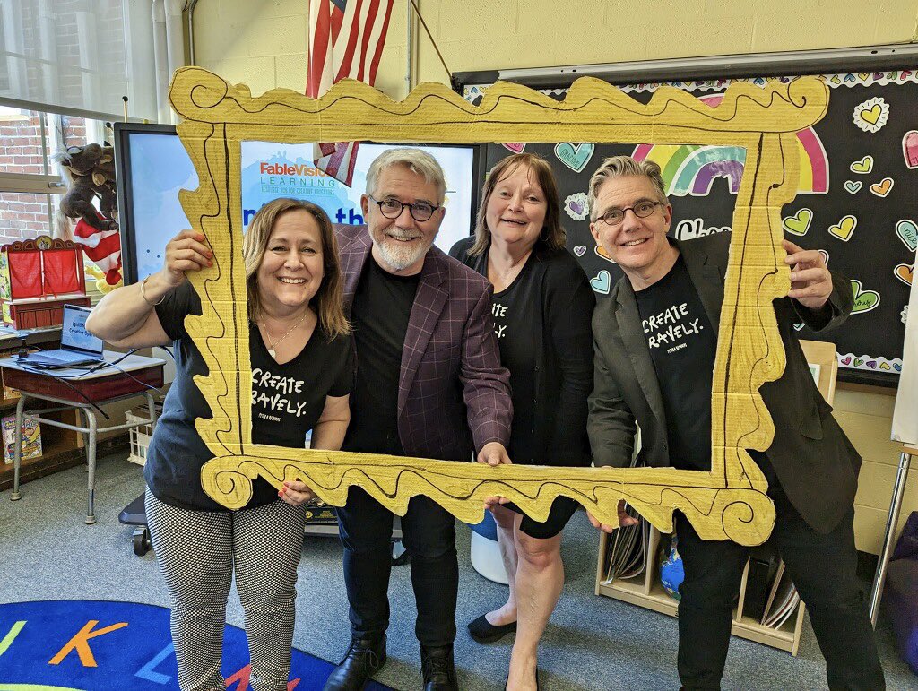 FablePaul's tweet image. LGN is Going Places! #MakeYOurMark #CreateBravely
@nortonschools @l_kabat  @sixtenprincipal @peterhreynolds @FableLearn