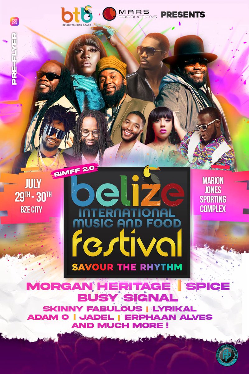 Belize are you ready??? <a href="/busysignal_turf/">BUSY SIGNAL</a> <a href="/spiceofficial/">Spice 👸🏾🇯🇲</a> <a href="/CTBCMusicGroup/">CTBC Music Group</a> <a href="/grampsmorgan/">GrampsMorgan.eth</a> <a href="/PeetahMusic/">PEETAH aka T.U.T.</a> @mojomorgan