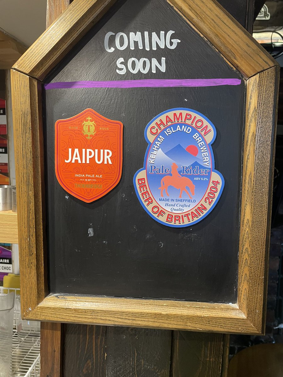 A couple of absolutely cracking beers secured for the next couple of weeks! Starting off with the legendary IPA Jaipur! Get down and sample this superb beer!

And don’t forget we have Abby and the Howling Whippet on tomorrow night at 8:30. Should be a great weekend!