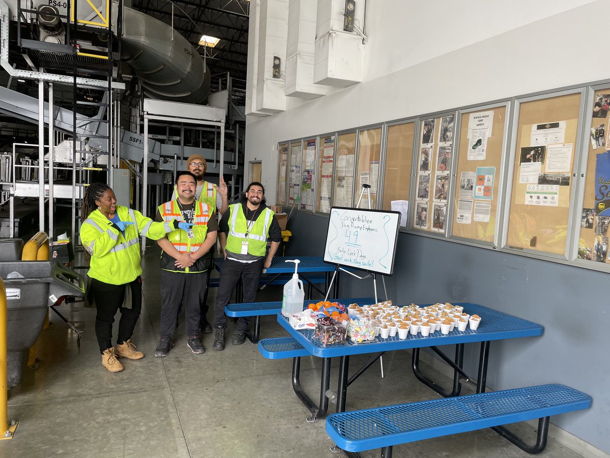 50 safe work day celebration. Small steps towards a larger goal. Incredibly proud of all our chsp members for making it happen!