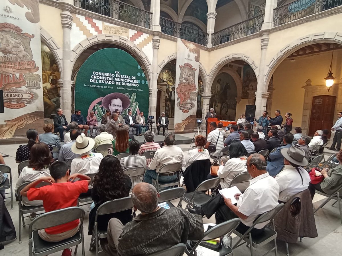 iceddgo's tweet photo. El @MFranciscoVilla es sede del XIX Congreso Estatal de Cronistas Municipales del Estado de Durango, el cual se estará realizando este 14 y 15 de abril https://t.co/iUb0vhGBMw