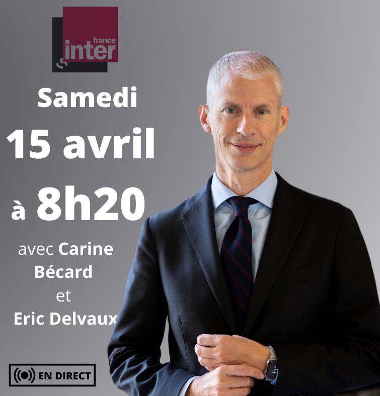 🔴 Retrouvez-moi demain matin à 8h20 sur @franceinter pour le #le69Inter avec @CarineBecard et @EricDelvaux