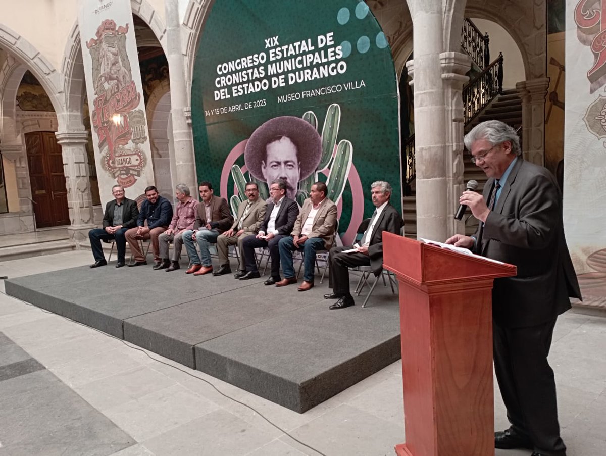 iceddgo's tweet photo. El @MFranciscoVilla es sede del XIX Congreso Estatal de Cronistas Municipales del Estado de Durango, el cual se estará realizando este 14 y 15 de abril https://t.co/iUb0vhGBMw