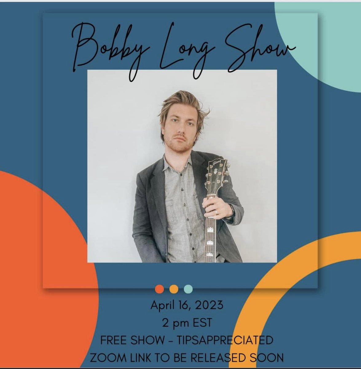 It’s almost time!! <a href="/BobbyLongNews/">Bobby Long</a> Zoom Spring Concert on April 16th! With only 2 days left, be sure to register before the show so you can join in on the fun. Here's the Zoom link you'll need:               tinyurl.com/3bpwtxbm 
 See you there!
