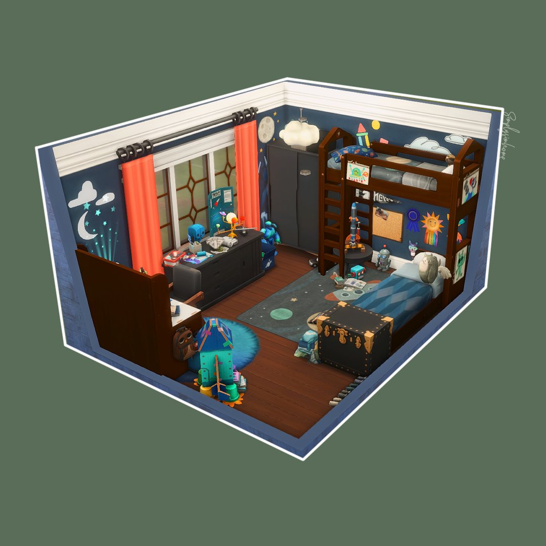 Simplysimhome's tweet image. Twins Boys Bedroom - NonCC
.
▫️Fully functional and available on the gallery
▫️§12,271
.
#thesims4 #sccregram #ShowUsYourBuilds #simmersupport @TheSims @EA