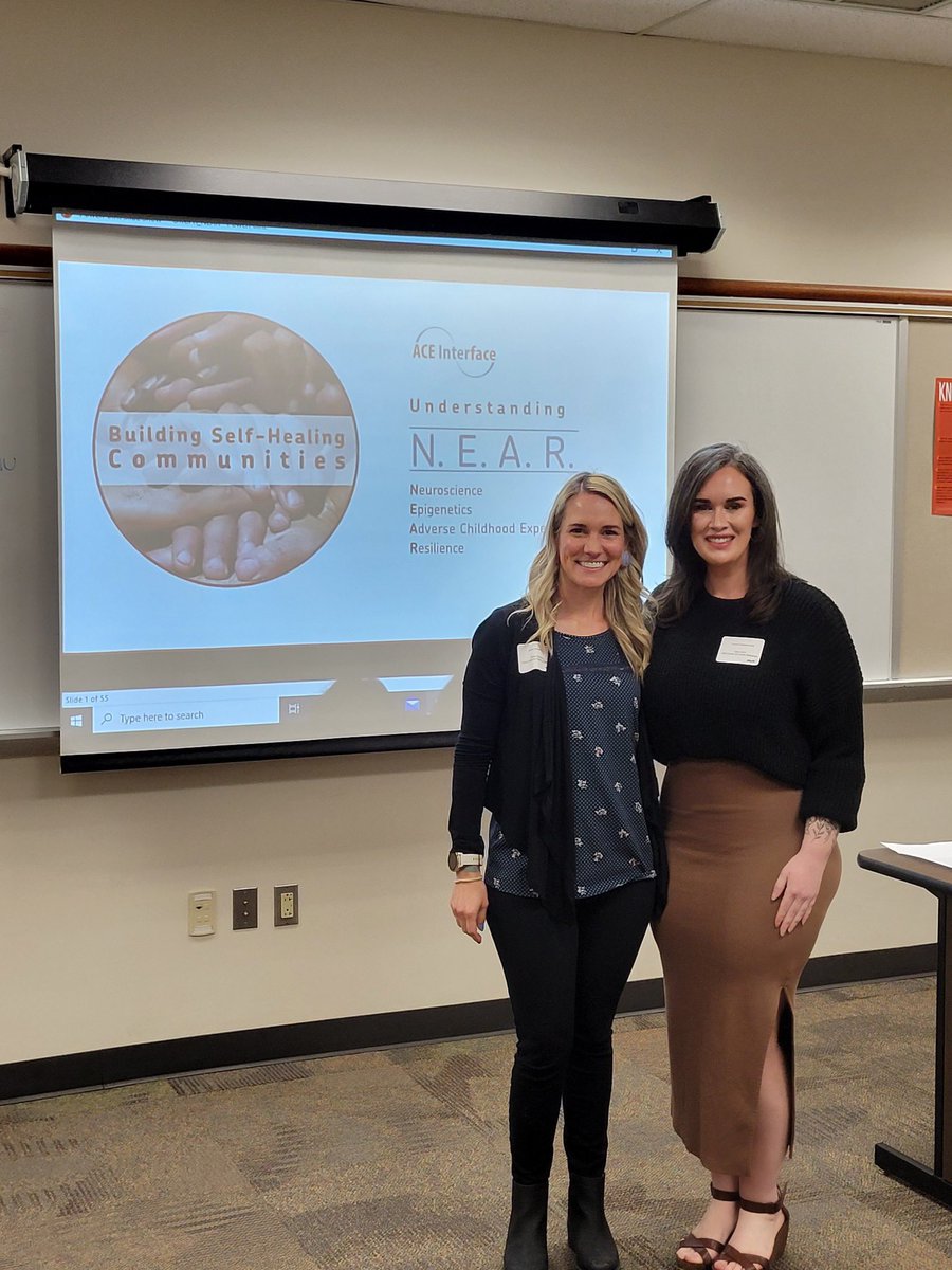 carlymdunn_mph's tweet photo. Presentation 1: β
So energized and motivated after brining NEAR Science to the members of Oklahomaβs Council on Family Relations!
#NEARScience #trauma #resilience #OKCFR https://t.co/aQpLeWnidF