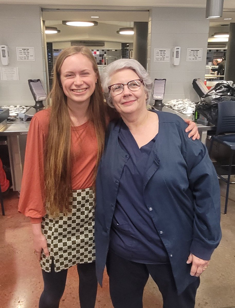 CoachRunnion's tweet photo. I'm amazed more and more every day by the caliber of young people we have at @BobJonesHigh.  Millie Hoksbergen has selflessly helped out in the cafeteria each day the last two weeks!! Mrs Long (and all of us) LOVE our students!! https://t.co/xGruhkmbCw