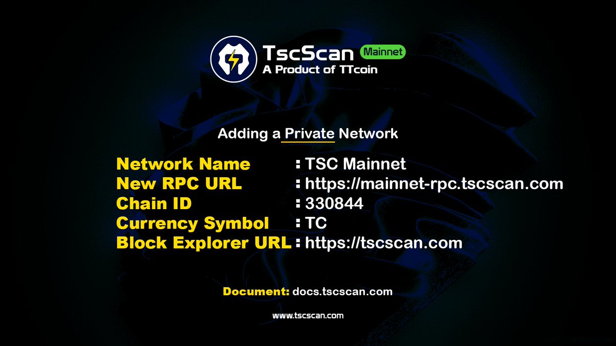 TTcoin Smart Chain Explorer tweet media