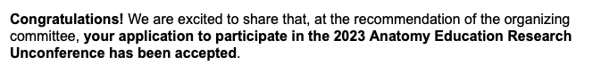#Toronto, here I come! Excited to connect (and reconnect 😉) with educators &amp; researchers who are passionate about #MedEd and #AnatEd at the <a href="/AnatEdUnconf/">Anatomy Education Research Unconference</a> in June!🫀
