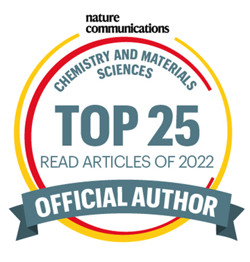 Wow! Our article '4D printing of #MXene hydrogels for high-efficiency pseudocapacitive energy storage' is among the #NCOMTop25 most read Chemistry and Materials Sciences articles in @NatureComms from 2022!

Check out the article here: nature.com/articles/s4146…