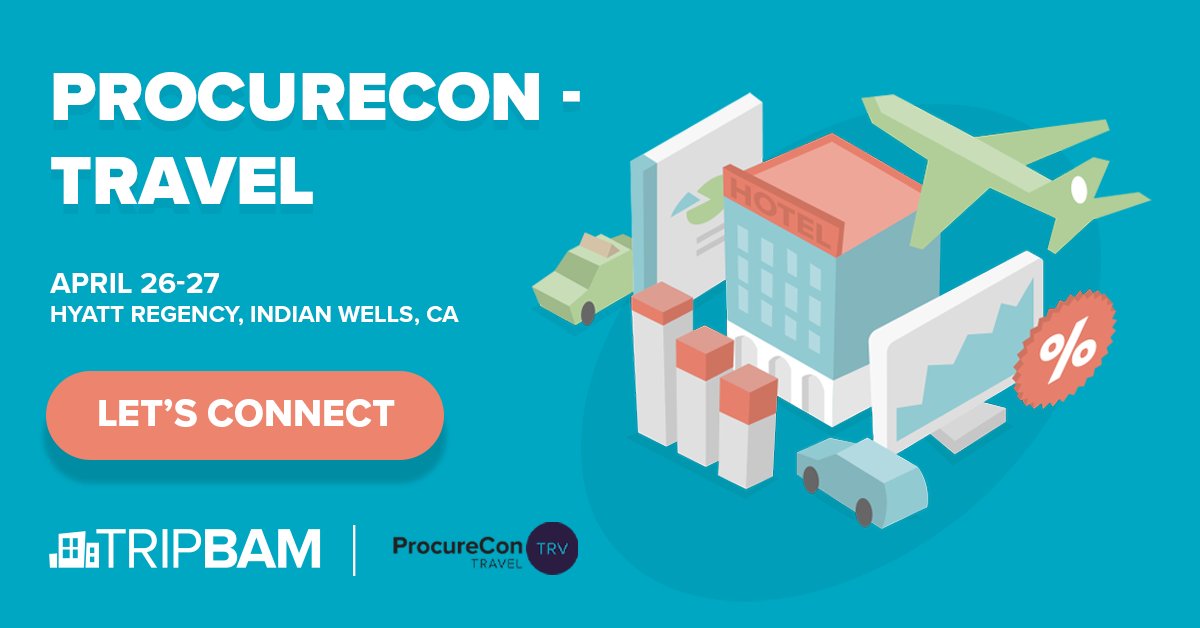 Will we see you at <a href="/ProcureCon/">ProcureCon Series</a> Travel on April 26-27? We are attending the event and would love to connect with you there.

Click here to learn more about the event: procurecontravel.wbresearch.com